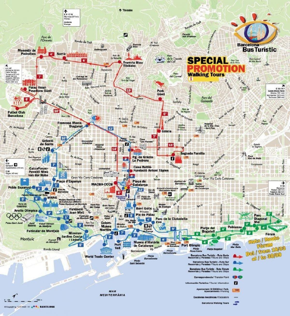 走巴塞罗那地图