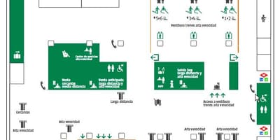 巴塞罗那桑铁路站地图