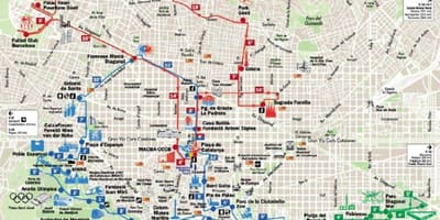 走巴塞罗那地图