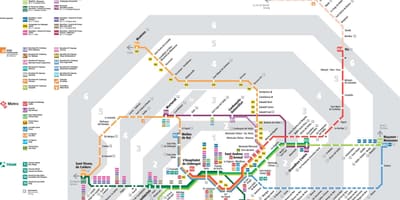 巴塞罗那是火车的地图西班牙国家铁路