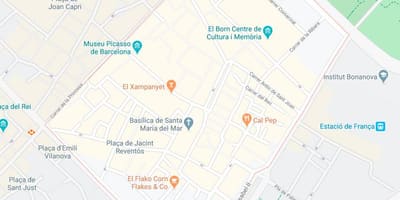 出生于巴塞罗那地图
