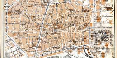 老地图，巴塞罗那